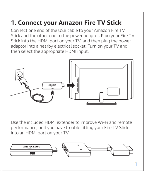 amazon fire tv stick setup instructions