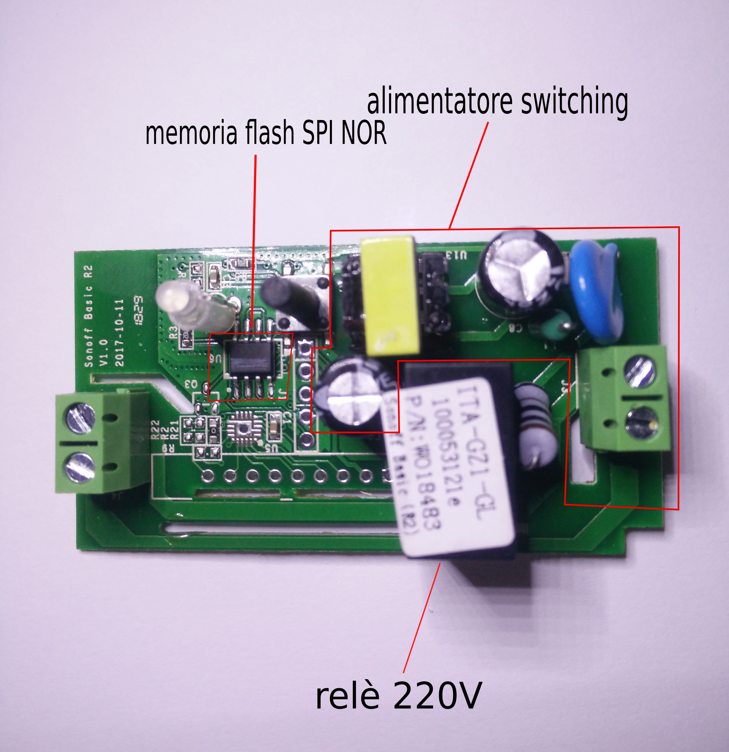 Схема sonoff basic